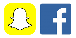 Image result for snapchat and facebook